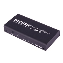 Разветвитель (splitter) HDMI - AVE HDSP2x2 (2 входа х 2 выхода, 1080P)