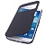 Чехол кожаный c окошком Smart Pocket Caller ID для Samsung Galaxy S IV / i9500 - черный