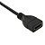 Кабель - адаптер Micro HDMI M - HDMI F (17см)