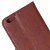 Чехол кожаный текстурированный с отделениями для банковских карт и денег для iPhone 6 Plus (коричневый)