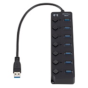 Концентратор (HUB) AVE HDC-45 (USB 3.0 - 7 портов с индивидуальными выключателями)