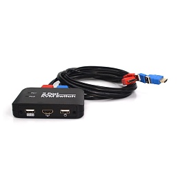 Переключатель AVE HDSW KVM 2CL (2PC, HDMI 4K 60Hz, USB 2.0)