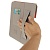 Чехол кожаный с местами для банковских карт, Touch Pen и ремешком для Samsung Galaxy Tab 3 (10.1) / P5200 - оранжевый