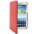 Чехол кожаный с поворачивающимся держателем для Samsung Galaxy Tab 3 (7.0) / P3200 / P3210 - красный