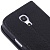 Чехол кожаный горизонтальный с карманом для банковских карт для Samsung Galaxy S IV mini / i9190 - черный