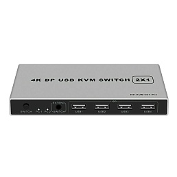 Переключатель KVM Switch AVE DPA-24 (DP 4K 60Hz, USB 2.0)