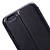 Чехол кожаный текстурированный с окошками Call Display ID для iPhone 6 (черный)