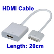 Конвертер в HDMI для iPad 30 pin (20 cm)