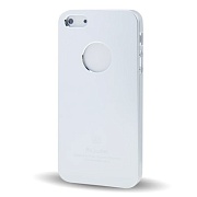 Чехол защита корпуса металлический для iPhone 5/5S (серебро)